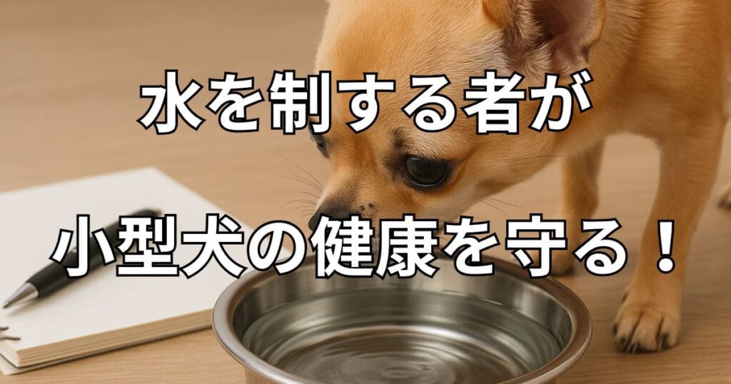 小型 犬 一日の水の量