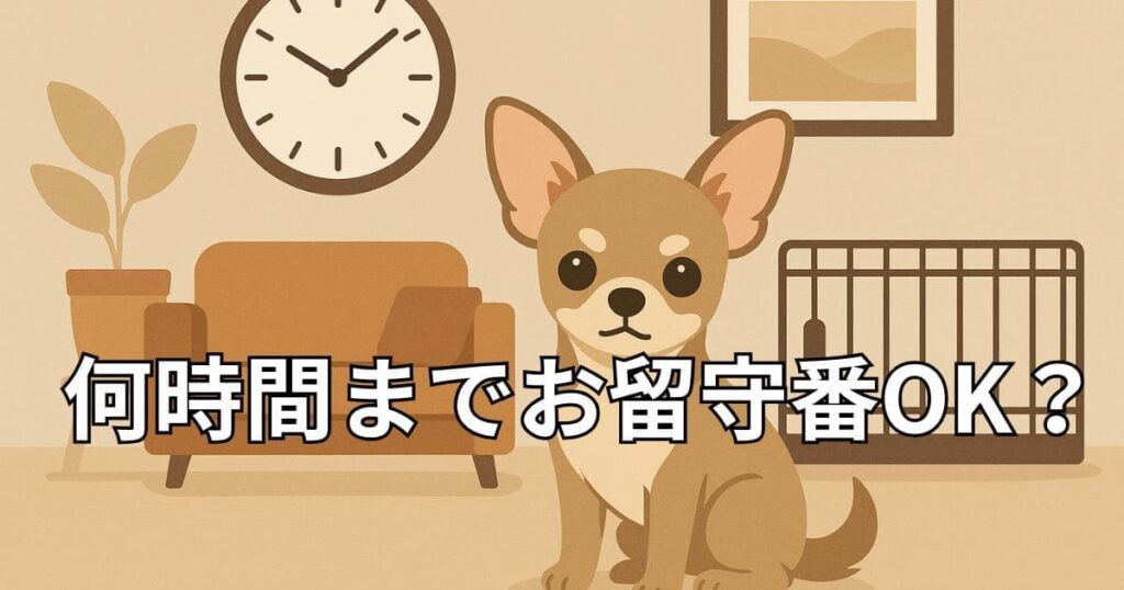 チワワ 飼い 方 共働き