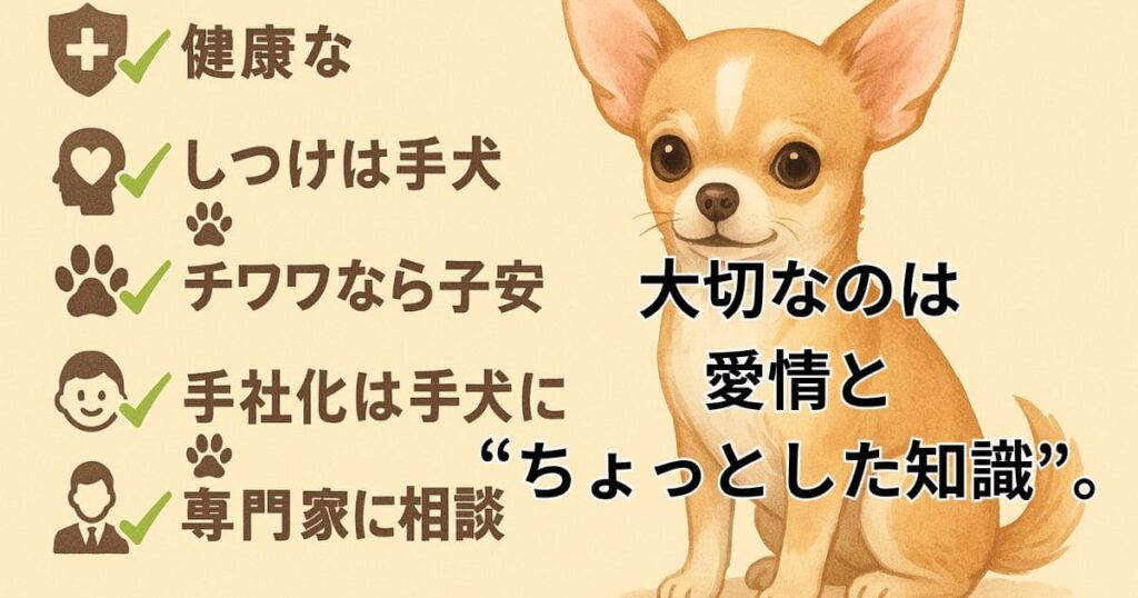 チワワやってはいけないこと