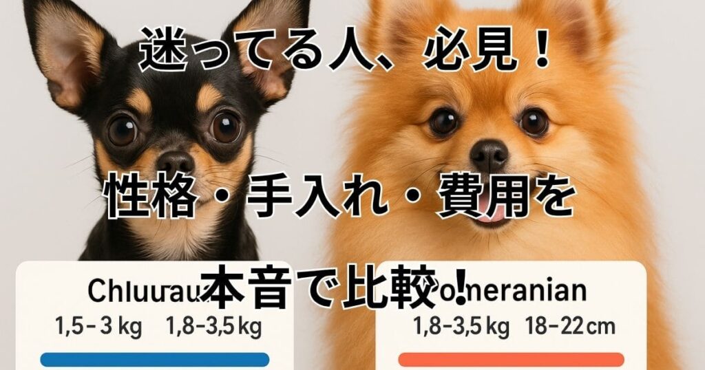 チワワ ポメラニアン 違い