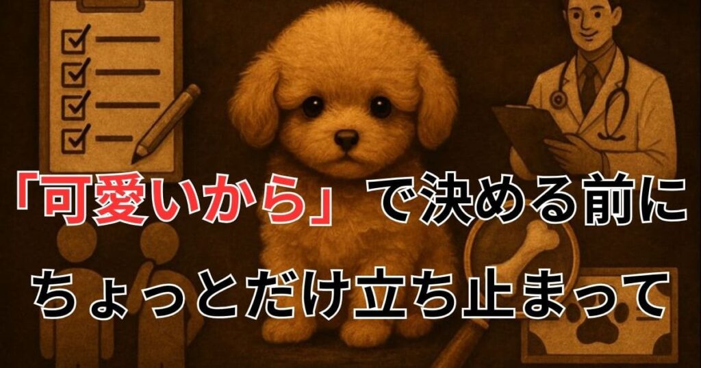 ティーカッププードル 闇