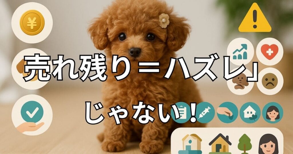 ティーカッププードル 売れ残り