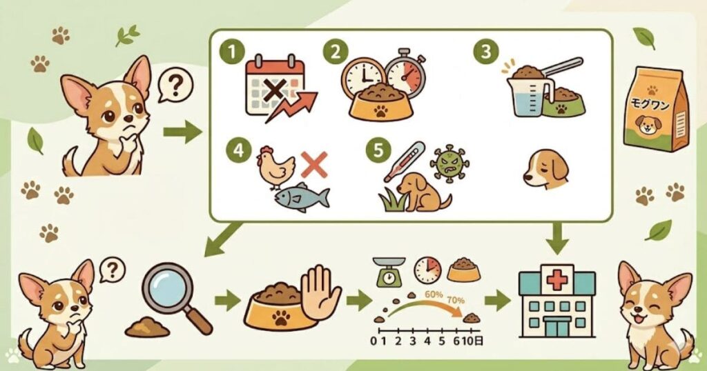 モグワン少量スタートの図解