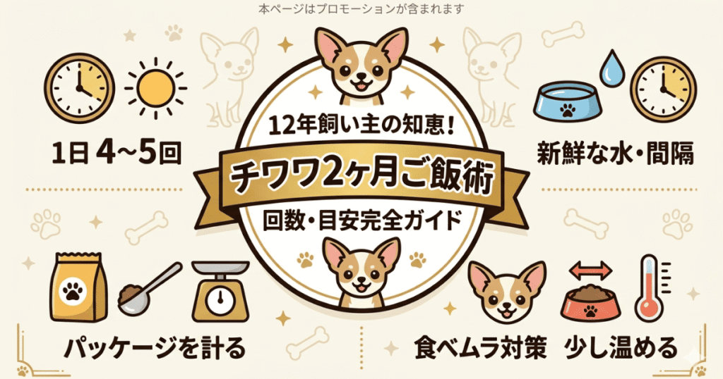 チワワ2ヶ月のご飯術完全ガイド
