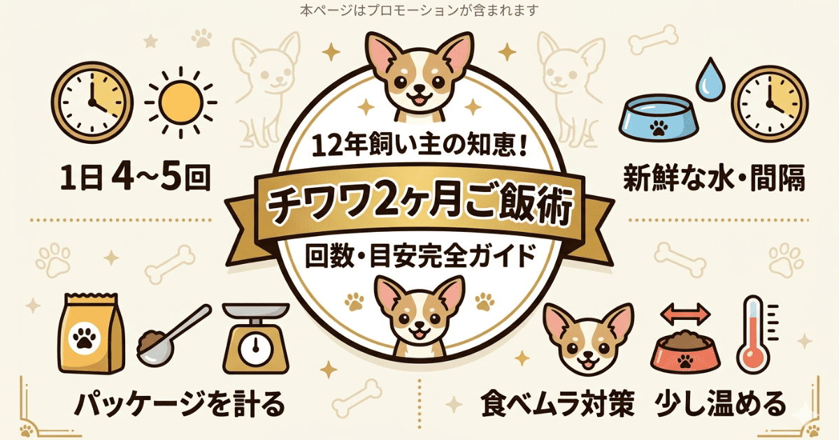 チワワ2ヶ月のご飯術完全ガイド
