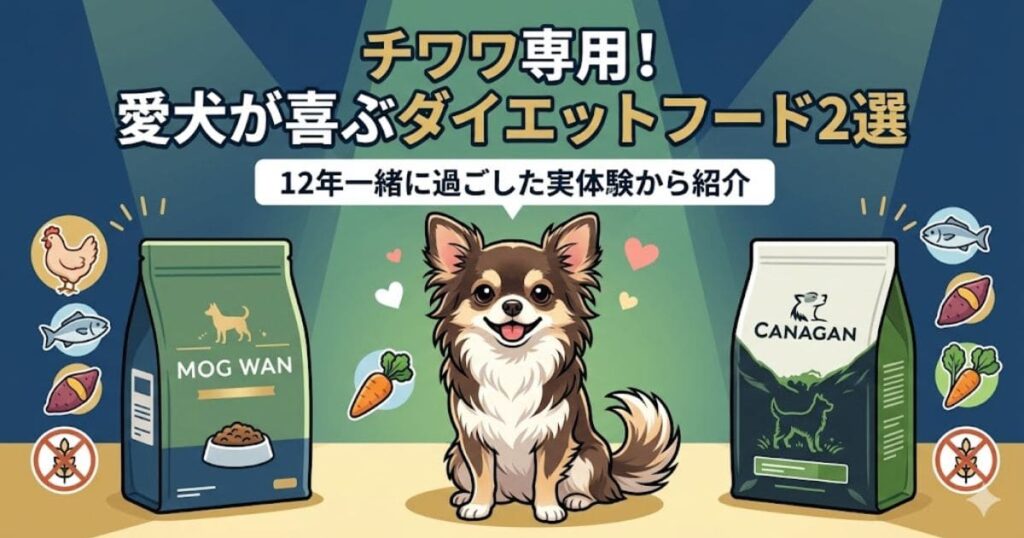 チワワのダイエットドッグフードおすすめ2選